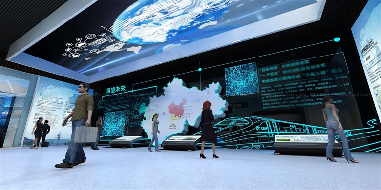 數(shù)字展廳設計