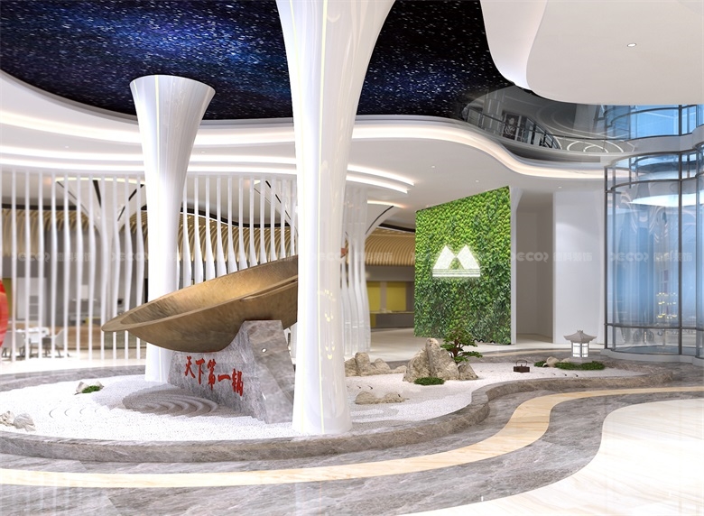 在企業(yè)展廳裝修設計中，如何運用品牌元素和視覺識別系統(tǒng)？