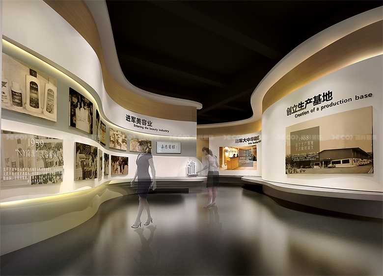 如何在企業(yè)傳統(tǒng)靜態(tài)展館裝修中展示企業(yè)的歷史？