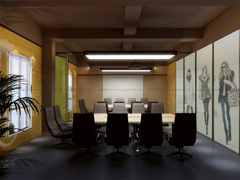 辦公室設(shè)計(jì)裝修的墻面用乳膠漆還是墻布更好？